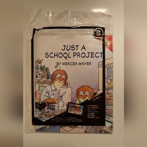 Just A School Project By Mercer Mayer McDonald's Happy Meal Book 3 New In Packag